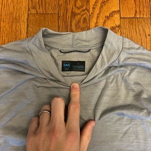 Repeat Merino Tech Long Sleeve (Small, Silver Needle)